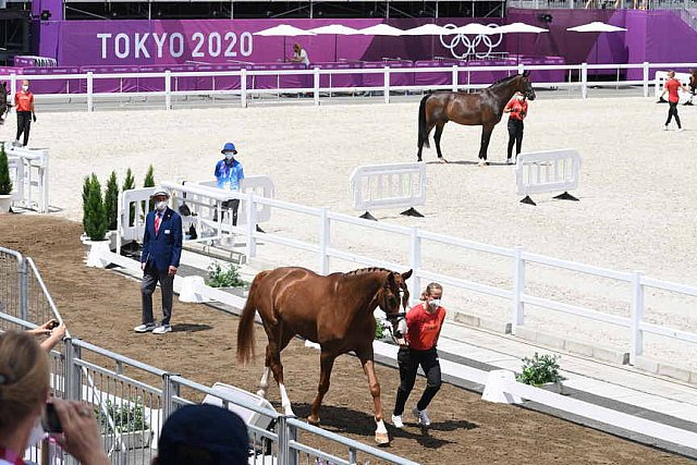 OLY-2020-DRESSAGE-JOG-7-24-21-1048-140-ISABELL WERTH-BELLAROSE 2-GER-DDEROSAPHOTO