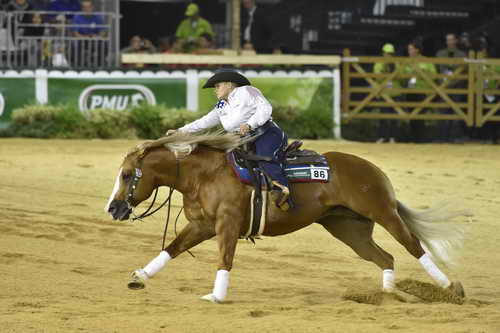 WEG-Reining-8-30-14-0000678-MandyMcCutcheon-YellowJersey-USA-DDeRosaPhoto